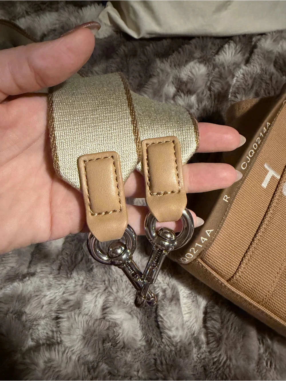 Marc Jacobs Tan Canvas 'The Tote Bag'